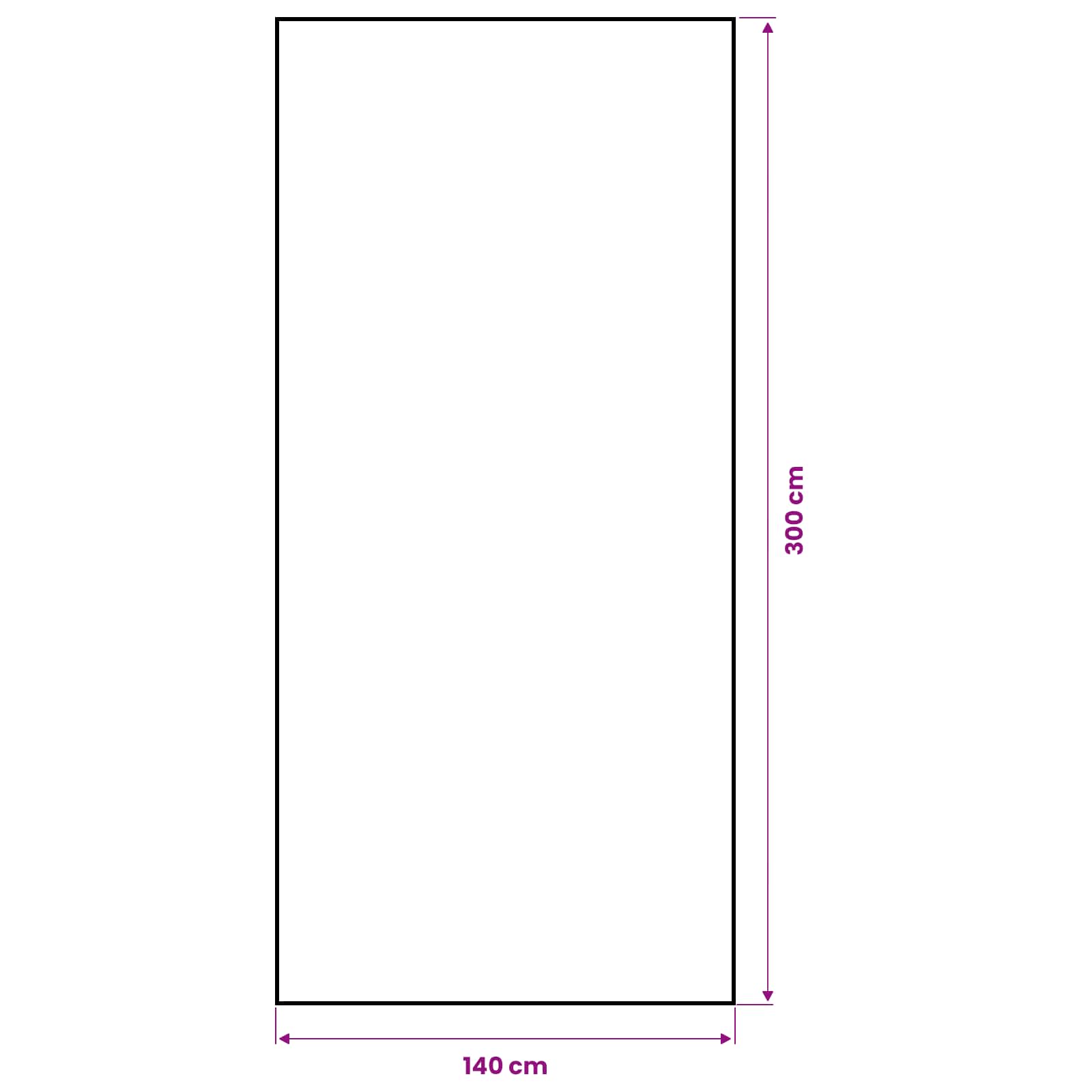 Jute-Tischdecke Natur 140 x 300 cm 100% Tossa-Jute