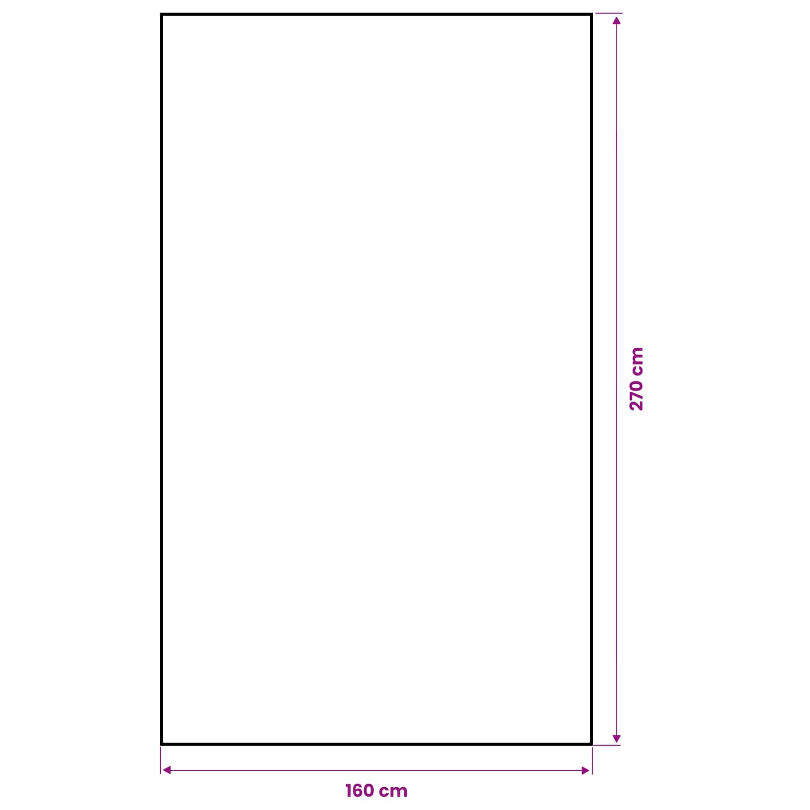 Jute-Tischdecke Natur 160 x 270 cm 100% Tossa-Jute
