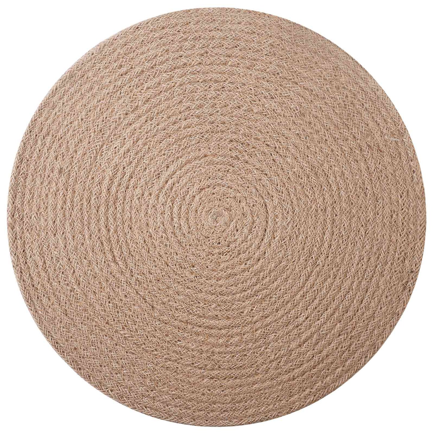 Jute-Untersetzer 6 stk. Natur 100% Tossa-Jute