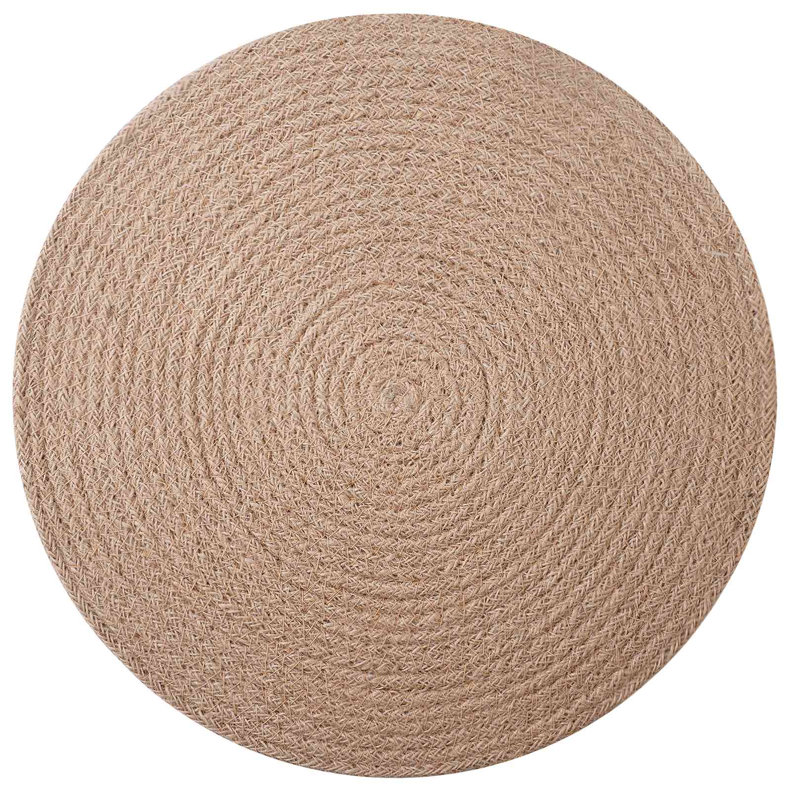 Jute-Untersetzer 12 stk. Natur 100% Tossa-Jute