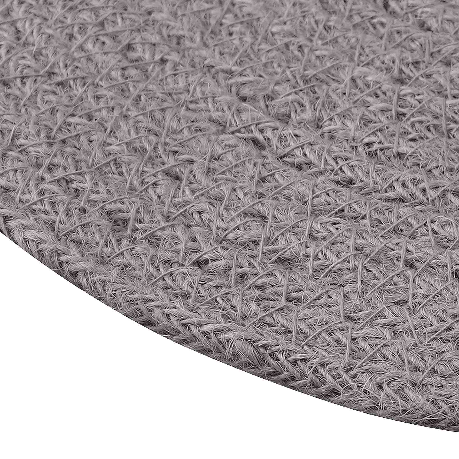 Jute-Untersetzer 6 stk. Grau 100% Tossa-Jute