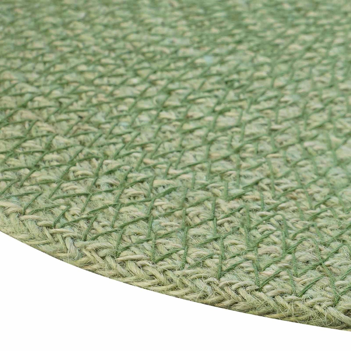 Jute-Untersetzer 4 stk. Olivgrün 100% Tossa-Jute