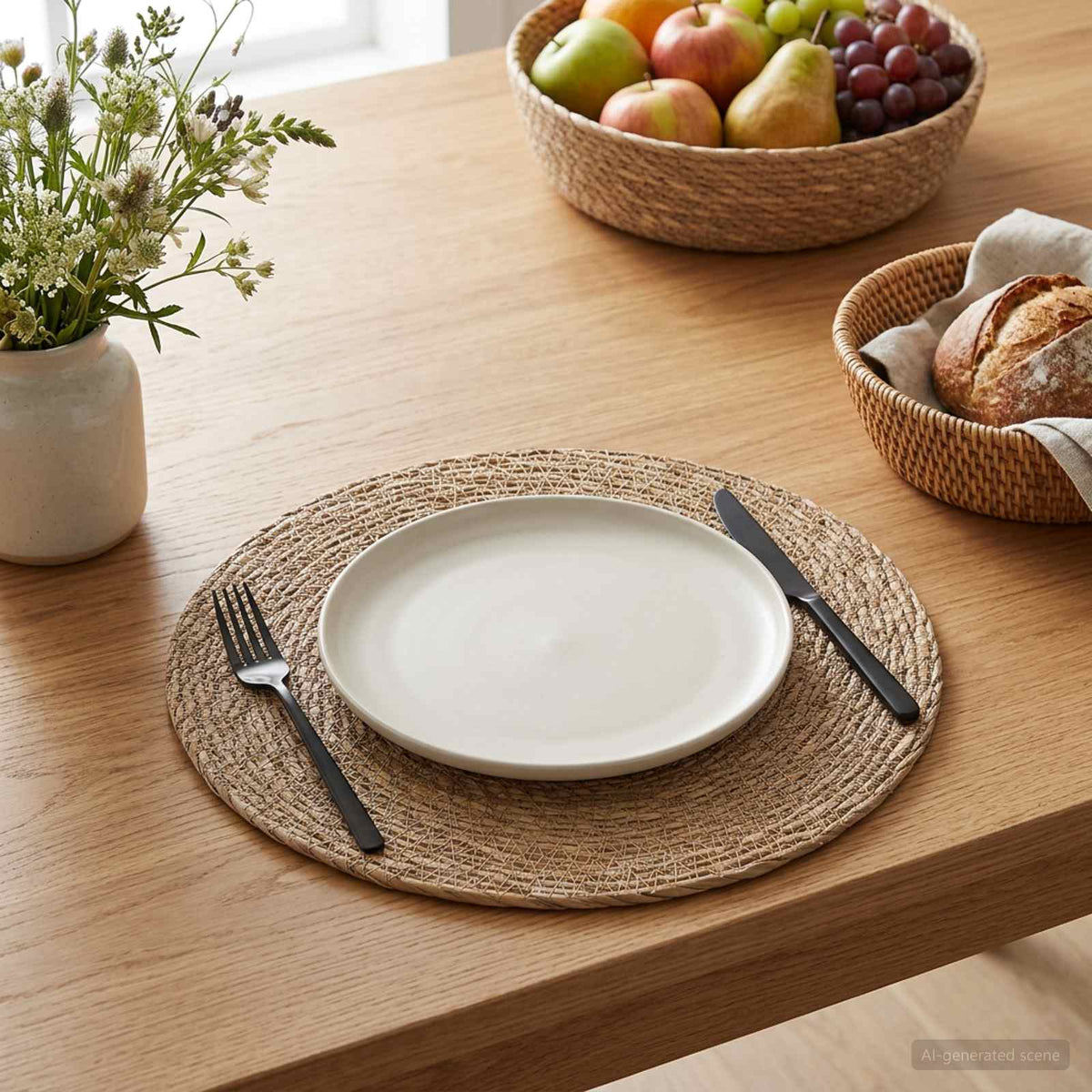 Seegraskissen 6 stk. Natur 100% Seegras
