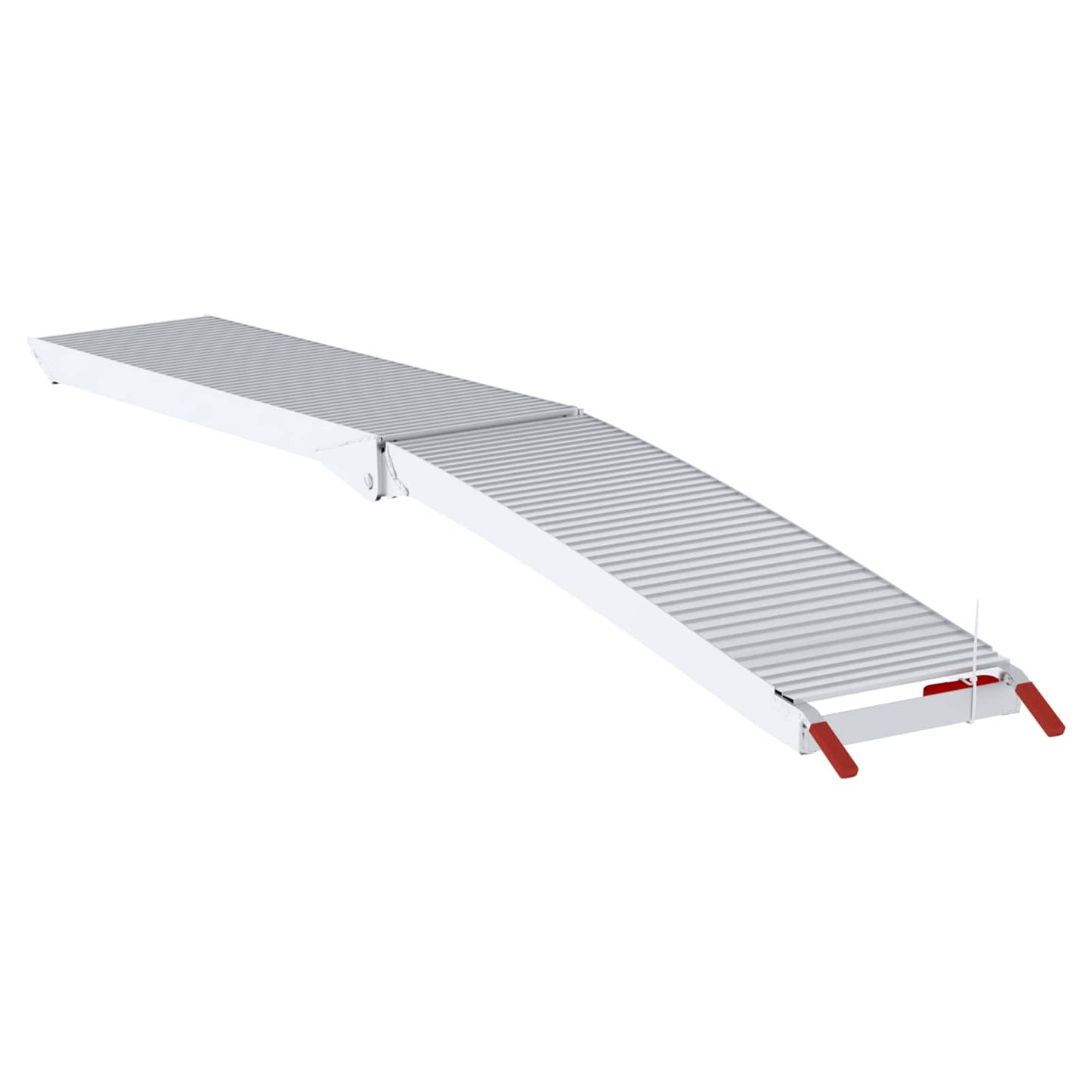 Motorradrampe 680 kg 2 stk. Silber 680 kg Aluminium