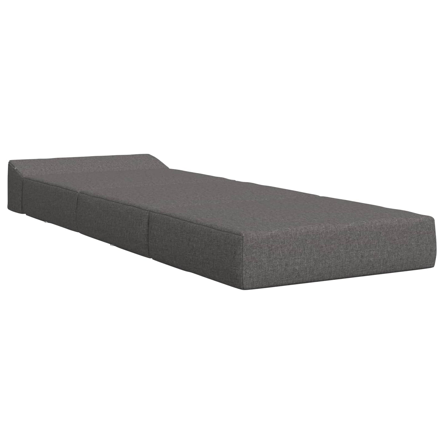 Klappsofa Bett Hellgrau 70 x 60 x 63 cm Stoff