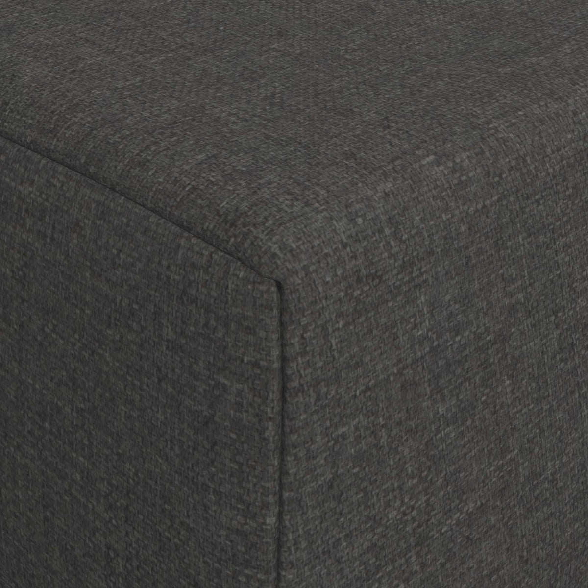 Klappsofa Bett Dunkelgrau 200 x 70 x 15 cm Stoff