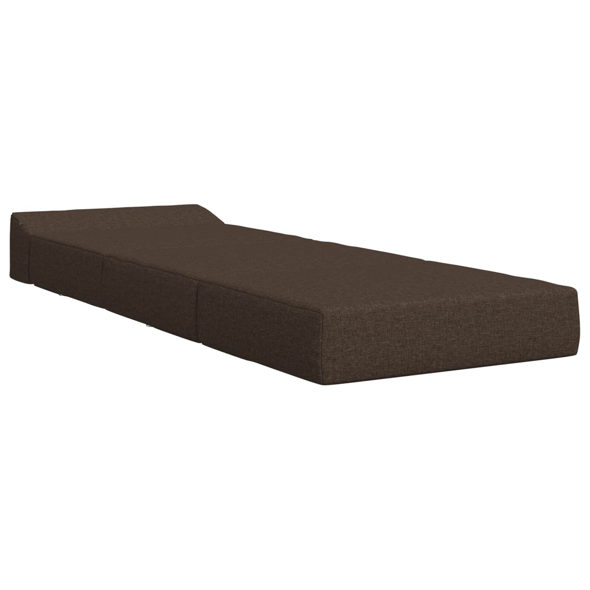 Klappsofa Bett Taupe 200 x 70 x 15 cm Stoff