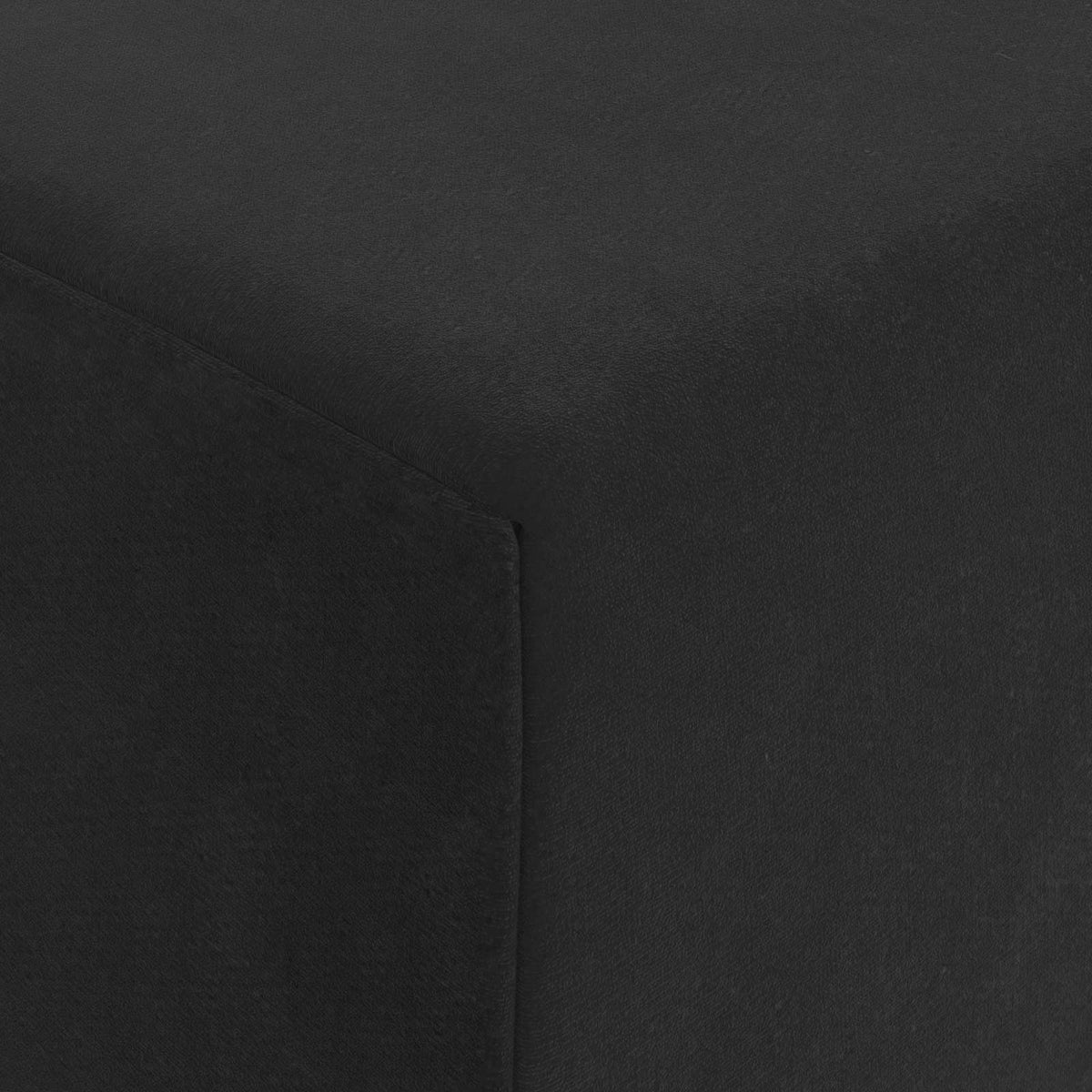 Klappsofa Bett Schwarz 200 x 70 x 15 cm Samt