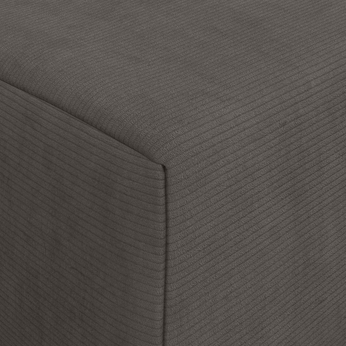 Klappsofa Bett Dunkelgrau 200 x 70 x 15 cm Cordstoff