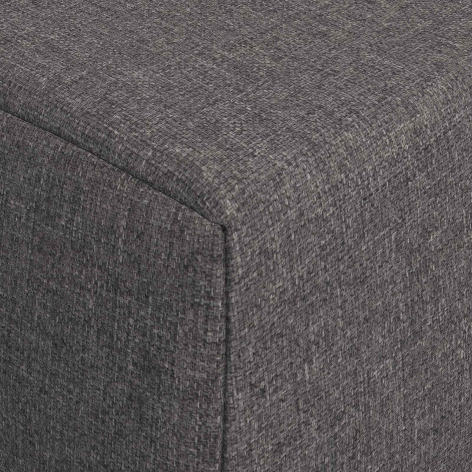 Klappsofa Bett Hellgrau 200 x 70 x 10 cm Stoff