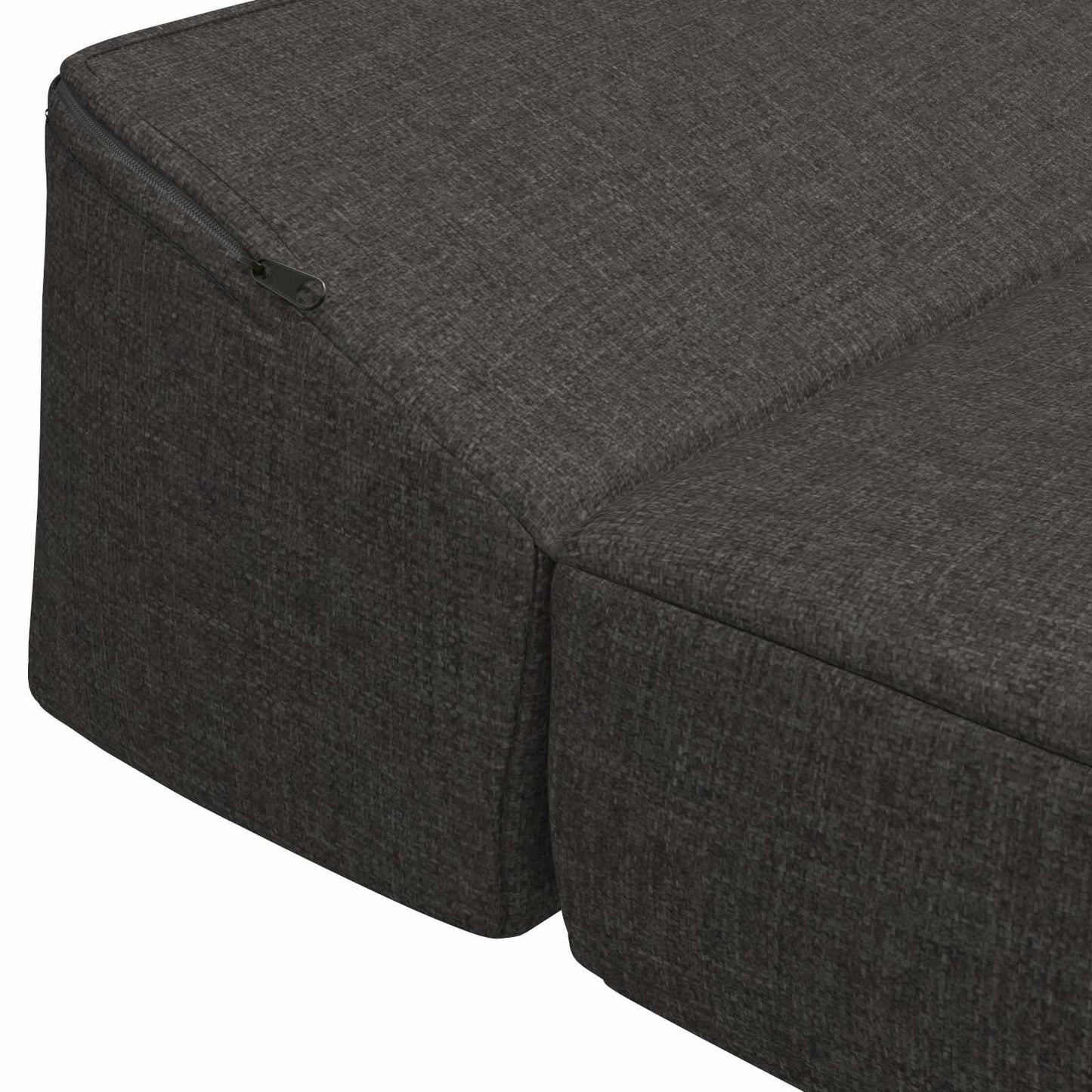 Klappsofa Bett Dunkelgrau 200 x 70 x 10 cm Stoff