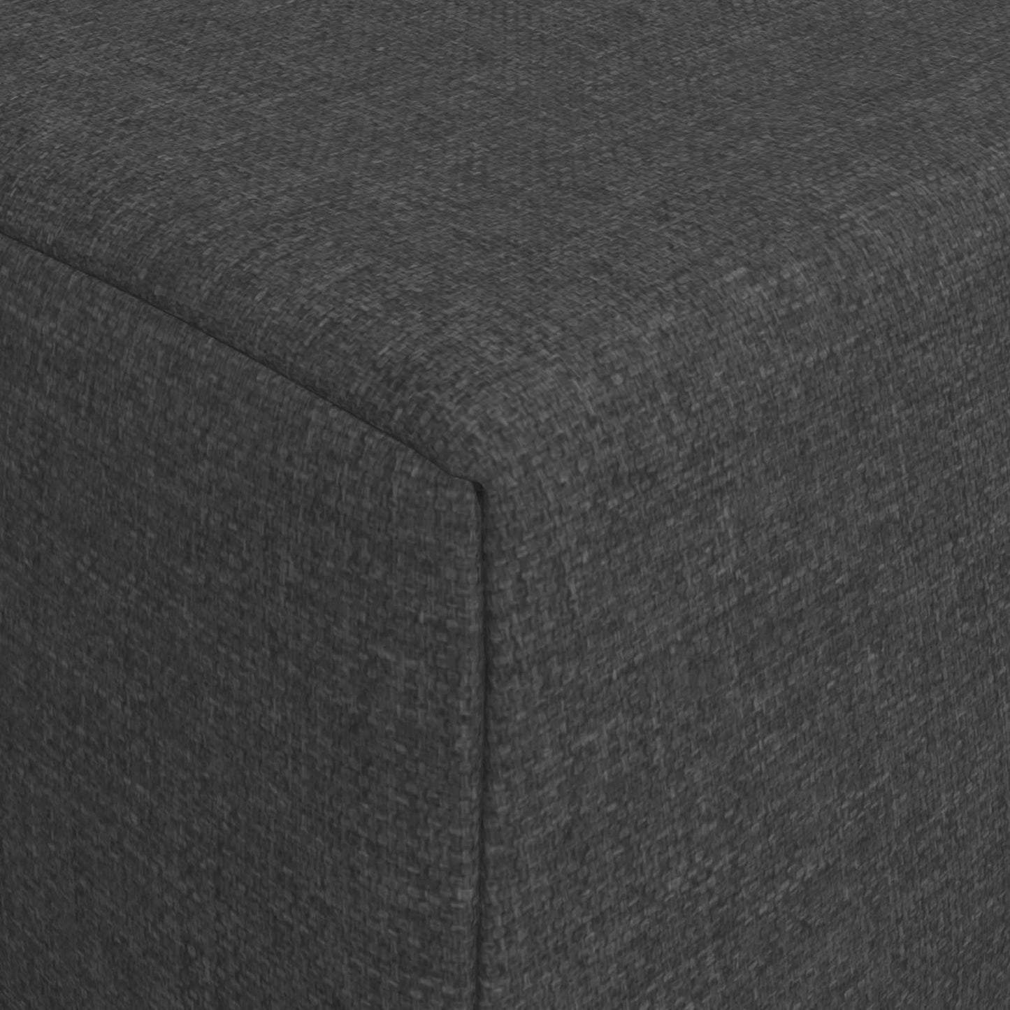 Klappsofa Bett Dunkelgrau 200 x 70 x 10 cm Stoff