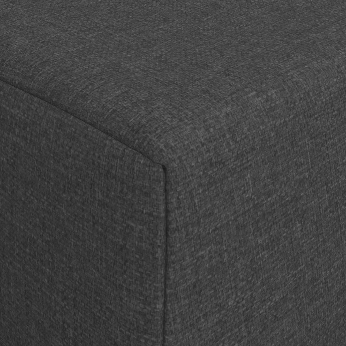 Klappsofa Bett Dunkelgrau 200 x 70 x 10 cm Stoff