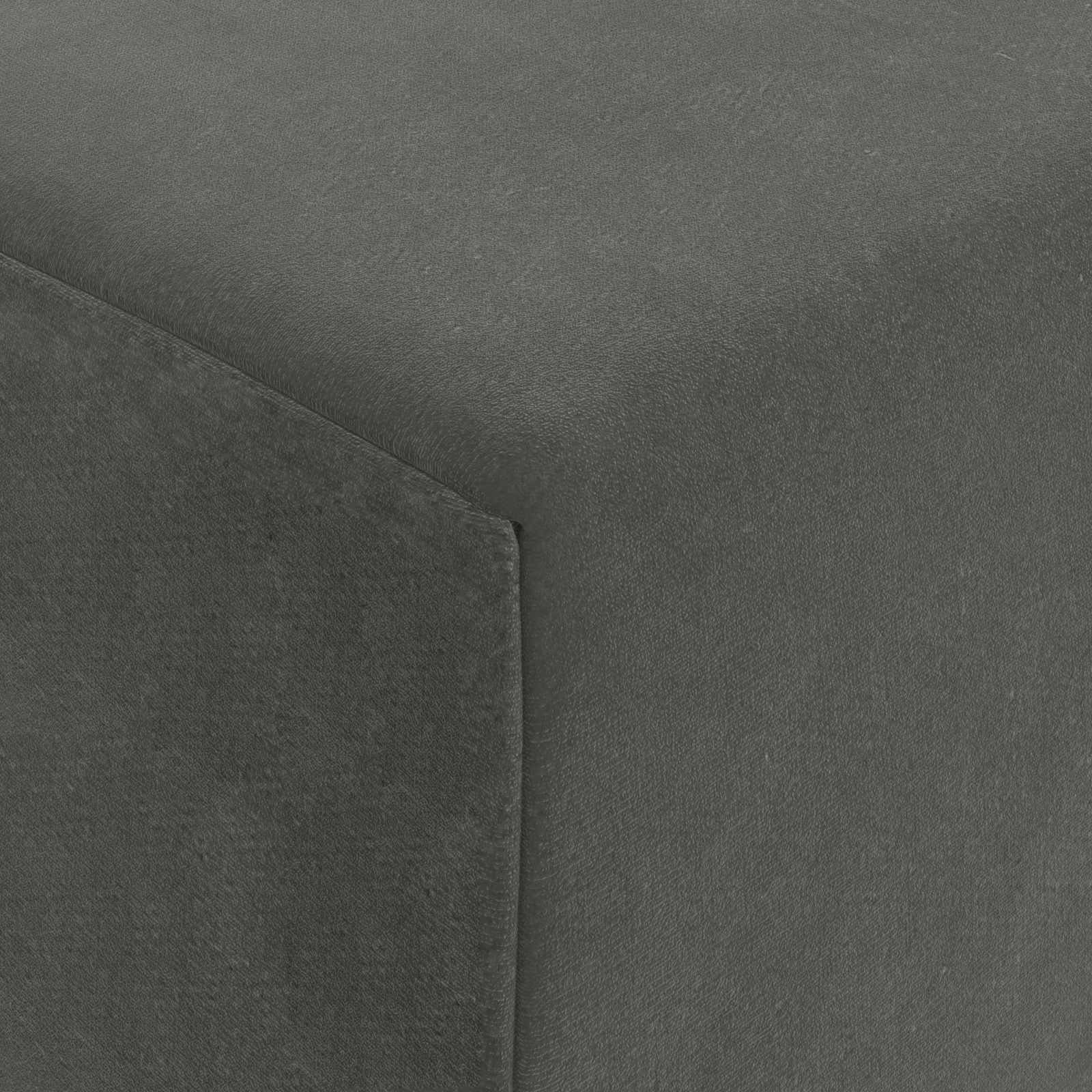 Klappsofa Bett Dunkelgrau 200 x 70 x 10 cm Samt