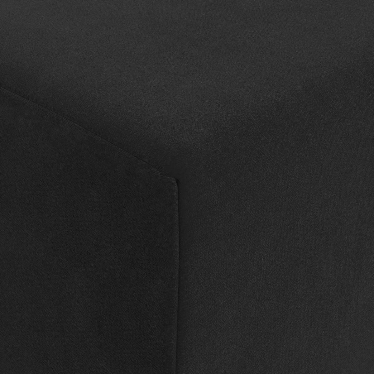 Klappsofa Bett Schwarz 200 x 70 x 10 cm Samt