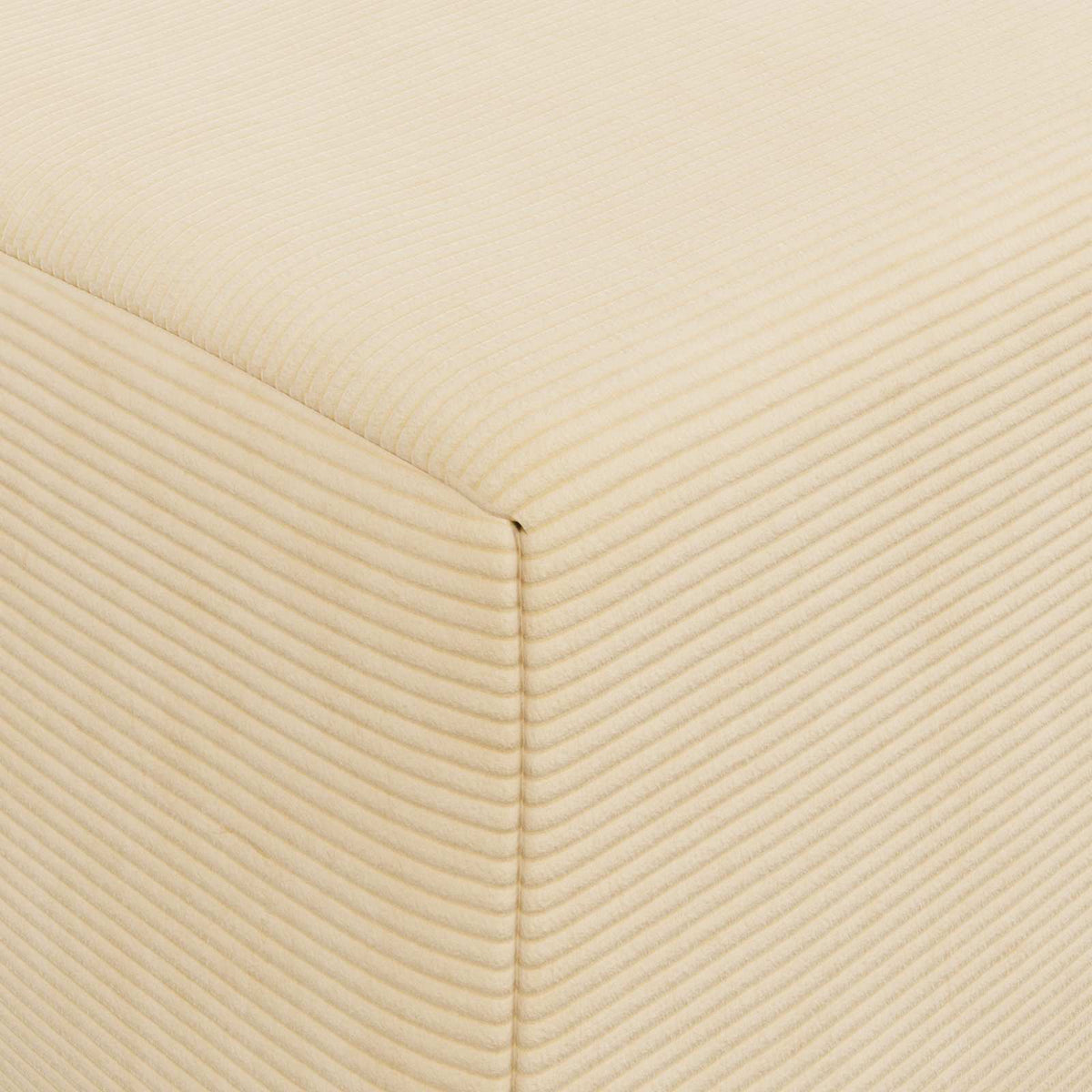 Klappsofa Bett Creme 200 x 70 x 10 cm Cordstoff