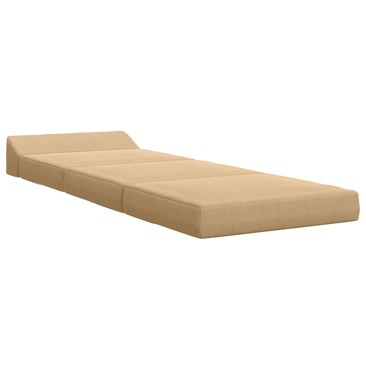 Klappsofa Bett Hellgrün-Grau 200 x 70 x 10 cm Cordstoff
