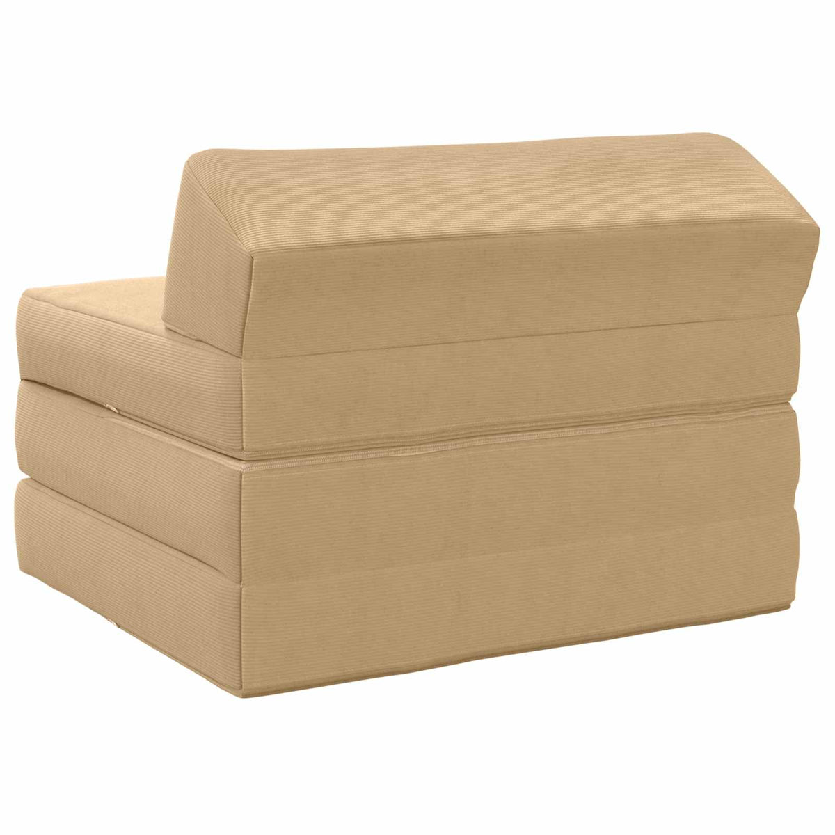 Klappsofa Bett Hellgrün-Grau 200 x 70 x 10 cm Cordstoff