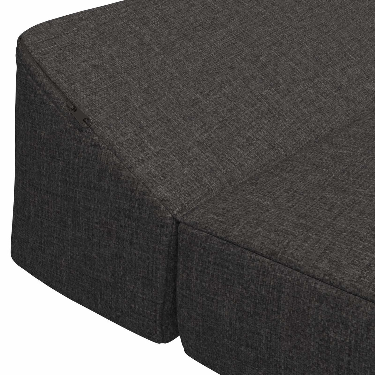 Klappsofa Bett Dunkelgrau 120 x 60 x 49 cm Stoff