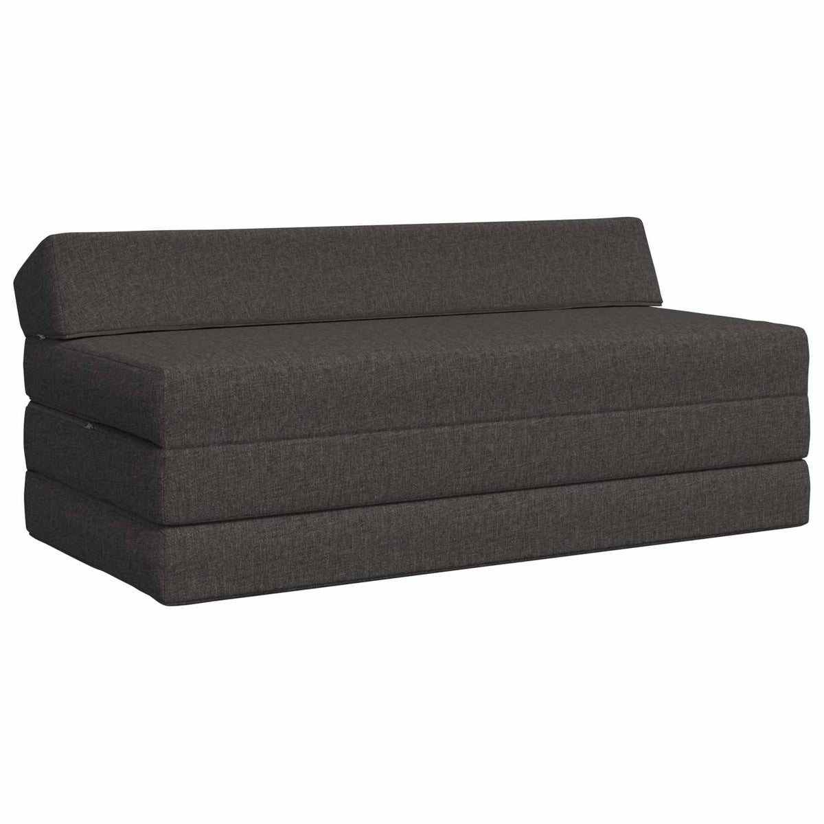 Klappsofa Bett Dunkelgrau 120 x 60 x 49 cm Stoff