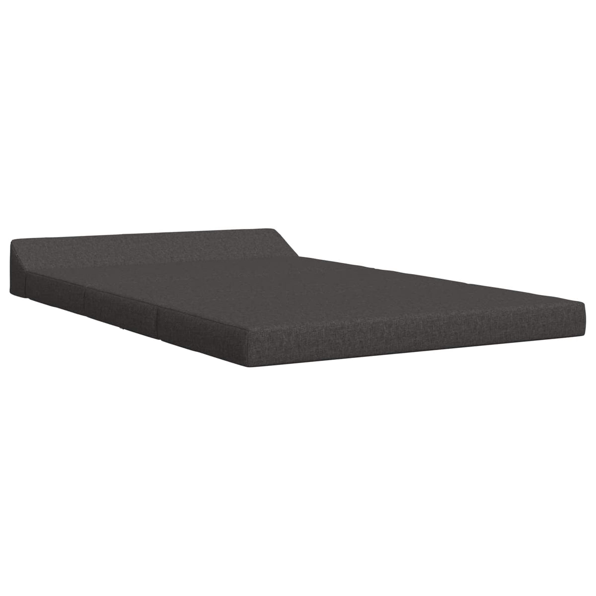 Klappsofa Bett Dunkelgrau 120 x 60 x 49 cm Stoff
