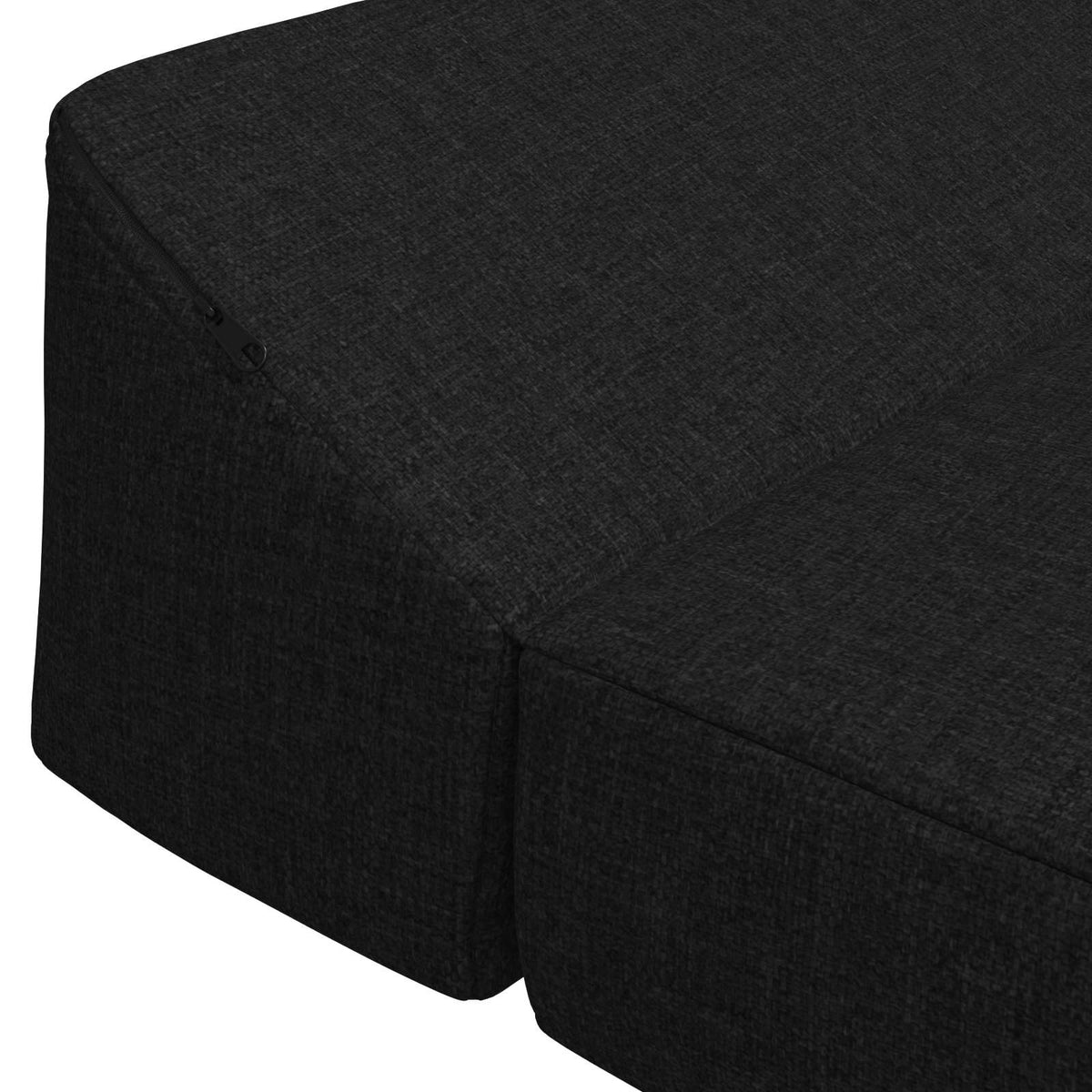 Klappsofa Bett Schwarz 120 x 60 x 49 cm Stoff