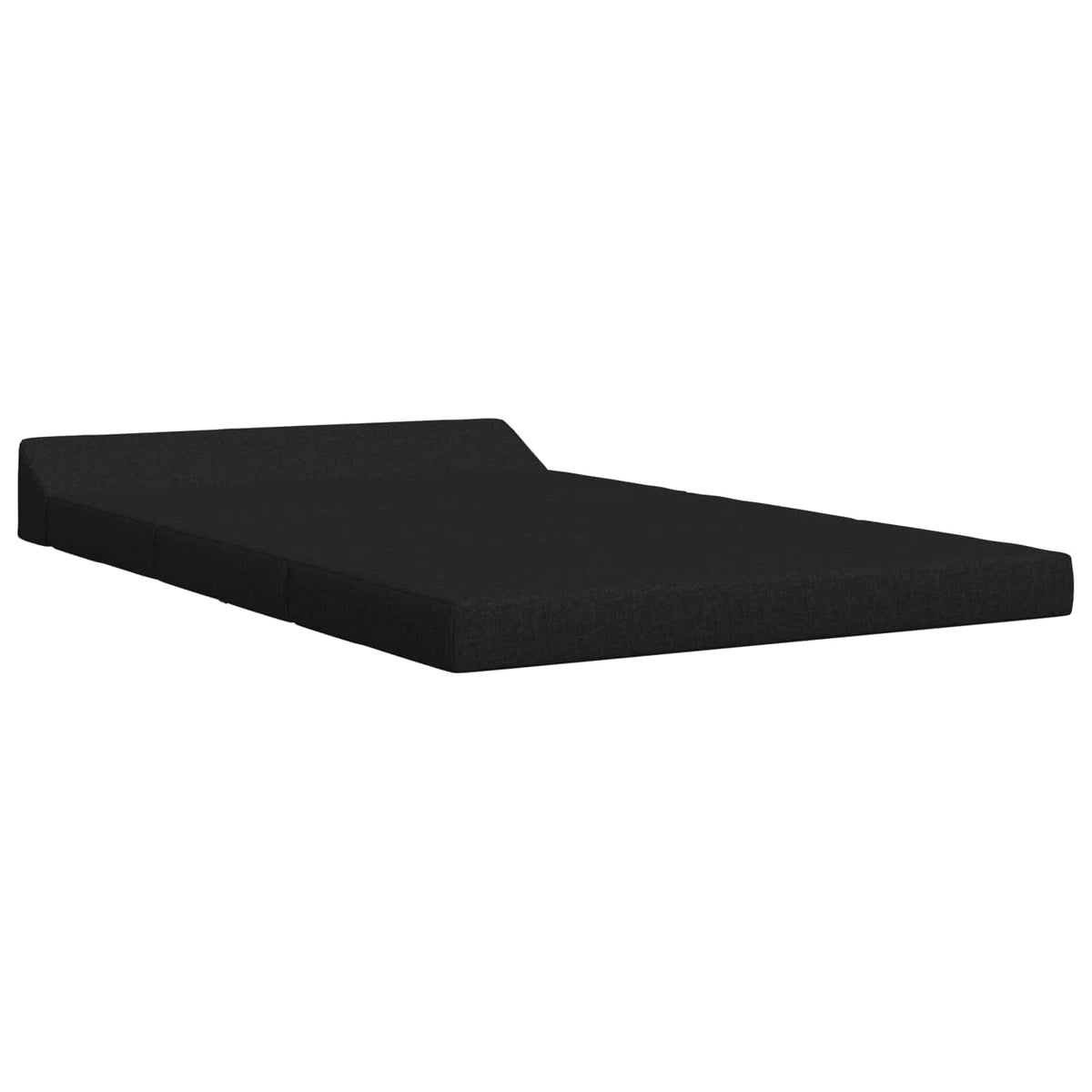 Klappsofa Bett Schwarz 120 x 60 x 49 cm Stoff