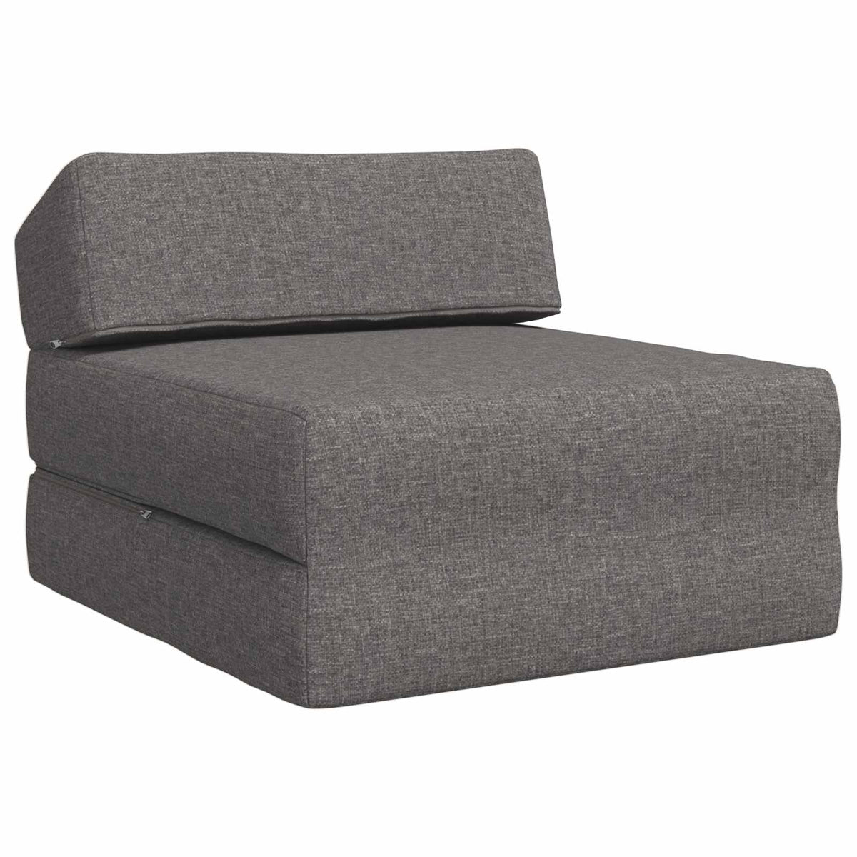 Klappsofa Bett Hellgrau 60 x 70 x 41 cm Stoff