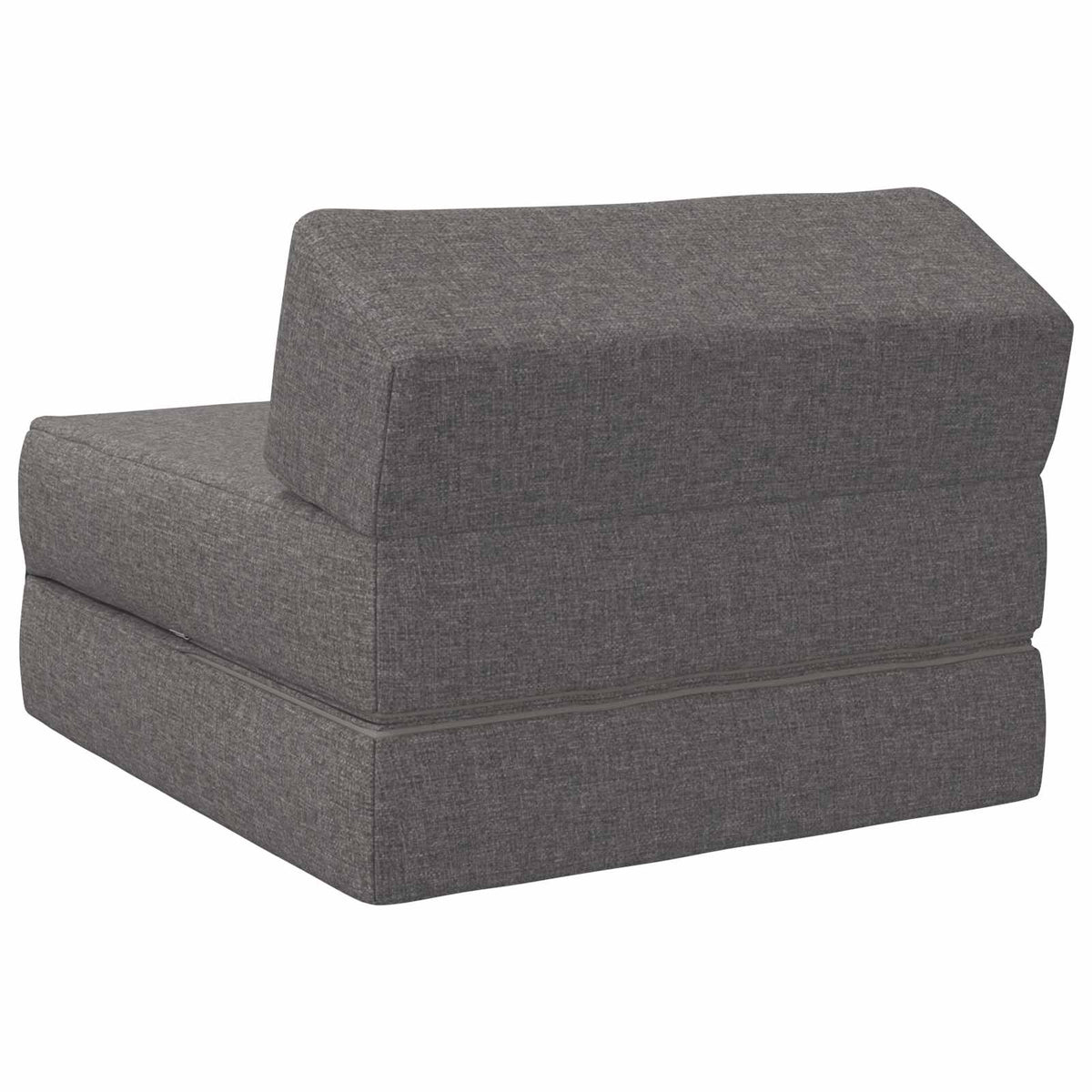 Klappsofa Bett Hellgrau 60 x 70 x 41 cm Stoff