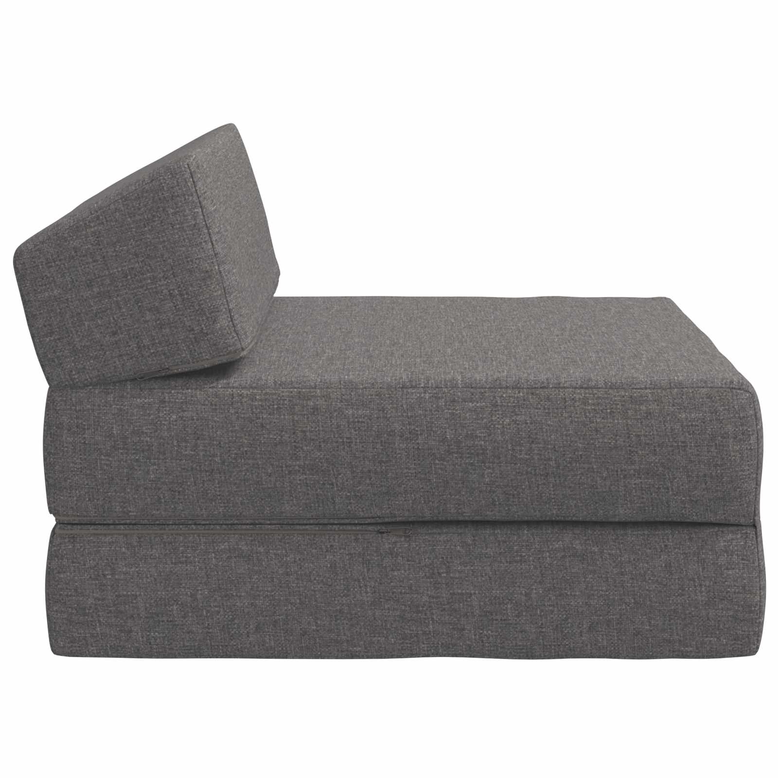 Klappsofa Bett Hellgrau 60 x 70 x 41 cm Stoff