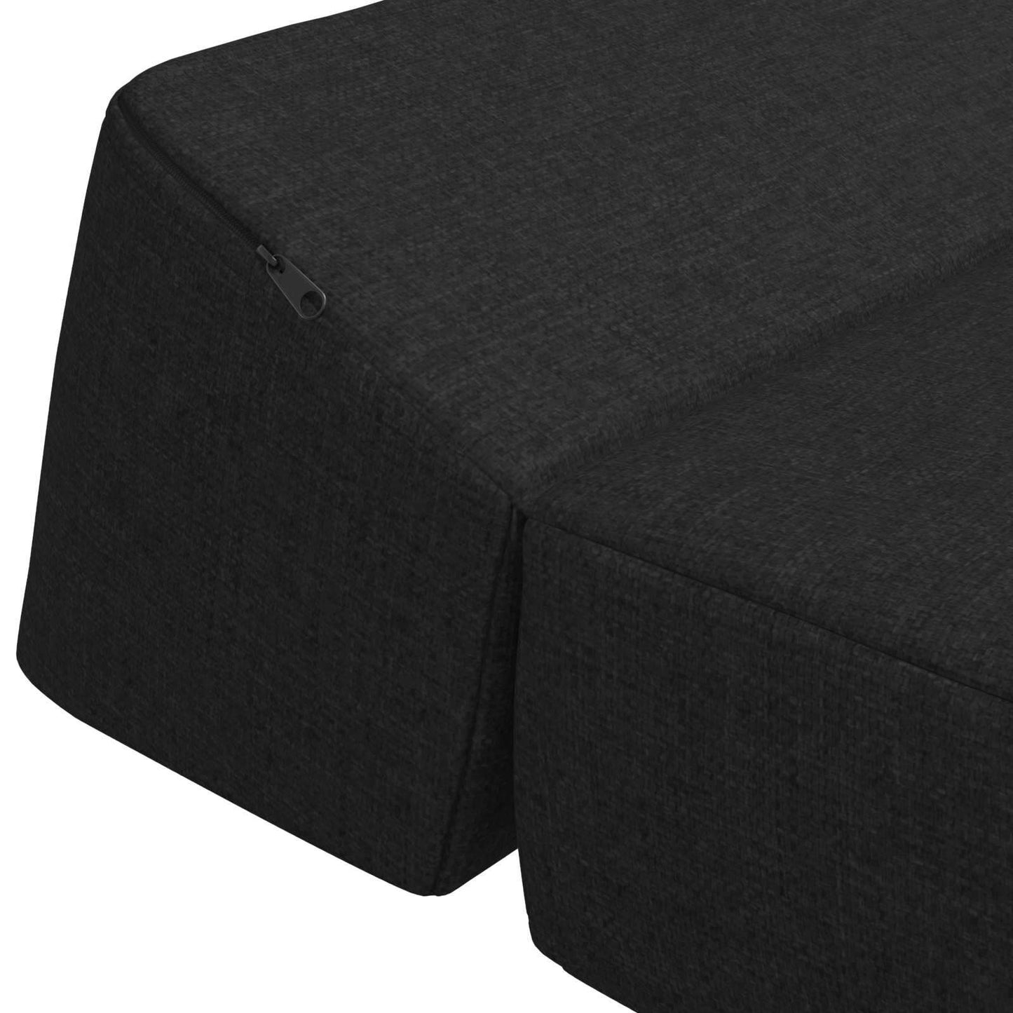 Klappsofa Bett Schwarz 60 x 70 x 41 cm Stoff
