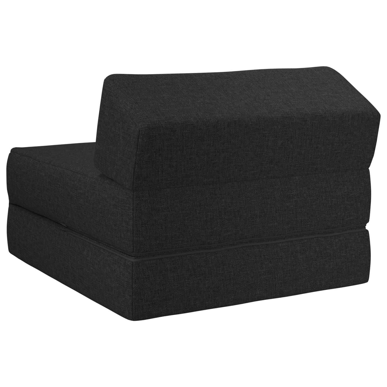 Klappsofa Bett Schwarz 60 x 70 x 41 cm Stoff