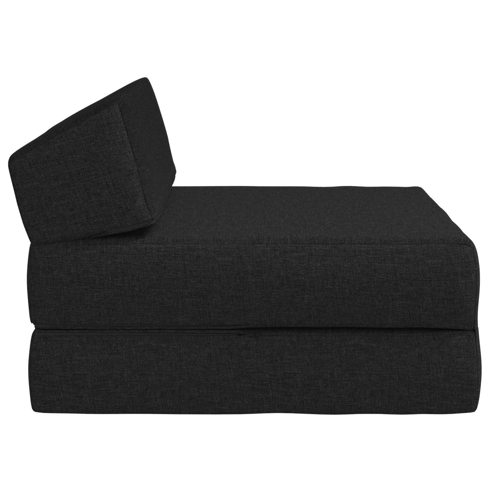 Klappsofa Bett Schwarz 60 x 70 x 41 cm Stoff