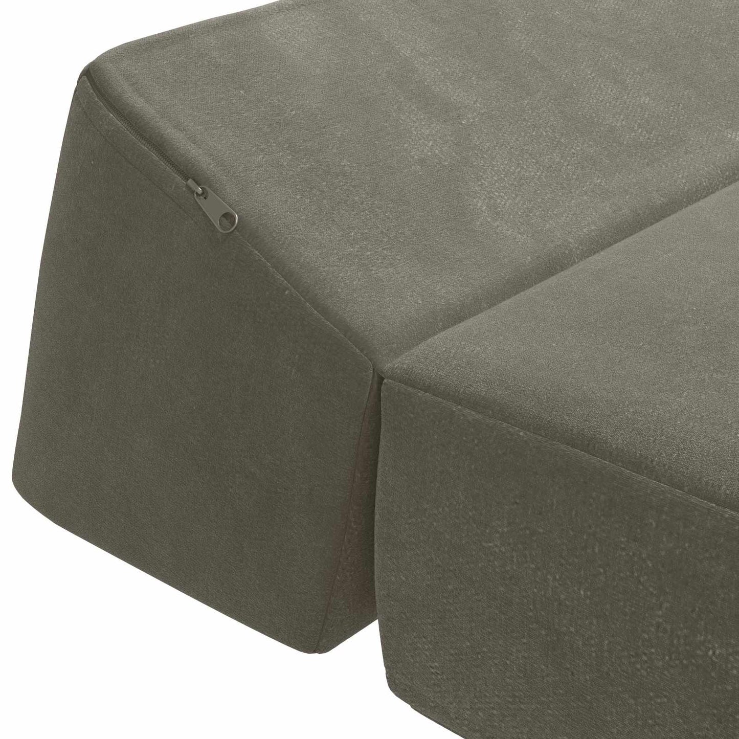 Klappsofa Bett Hellgrau 60 x 70 x 41 cm Stoff