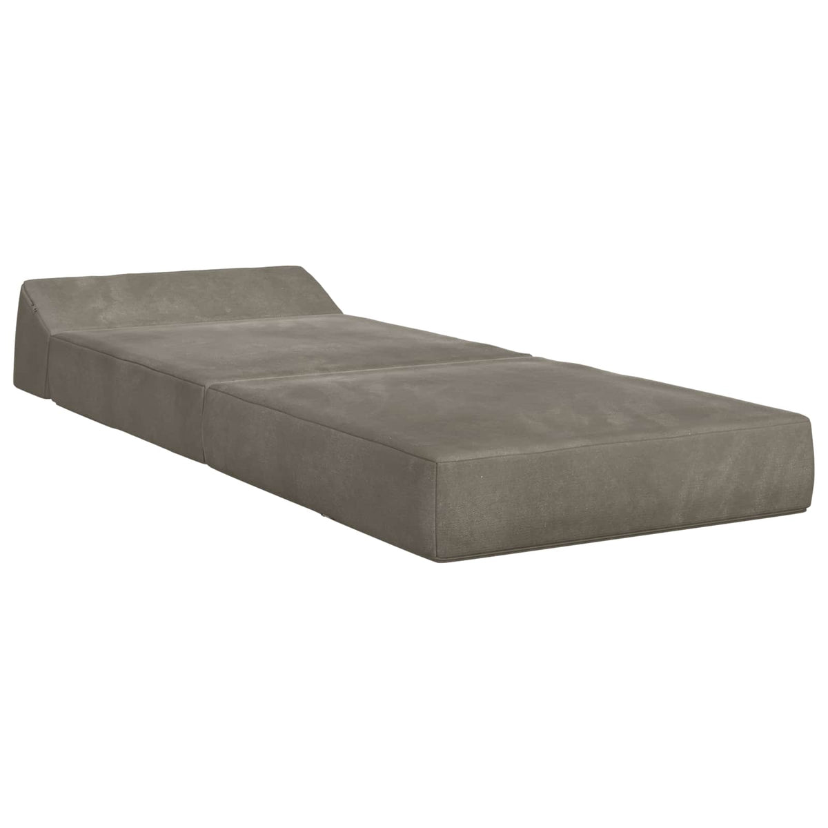 Klappsofa Bett Hellgrau 60 x 70 x 41 cm Stoff
