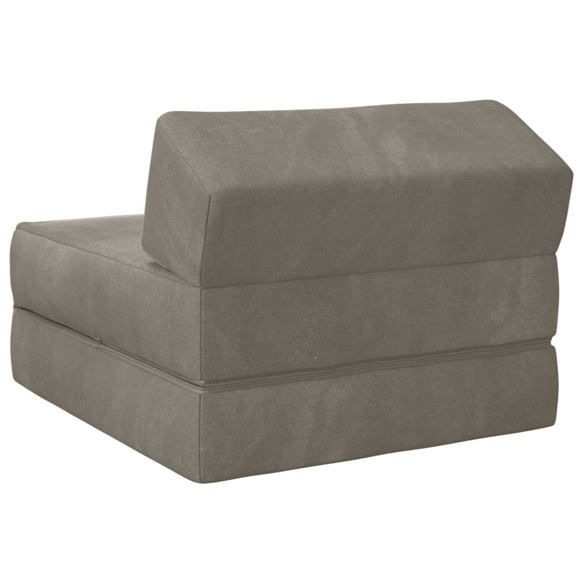 Klappsofa Bett Hellgrau 60 x 70 x 41 cm Stoff