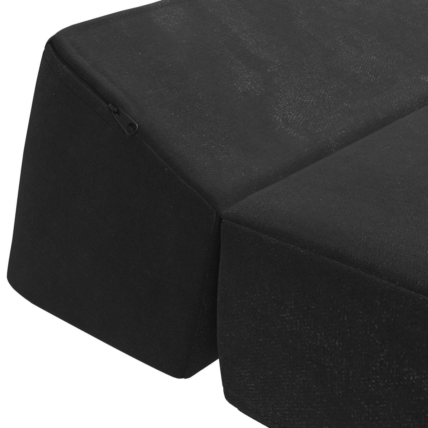 Klappsofa Bett Schwarz 60 x 70 x 41 cm Stoff