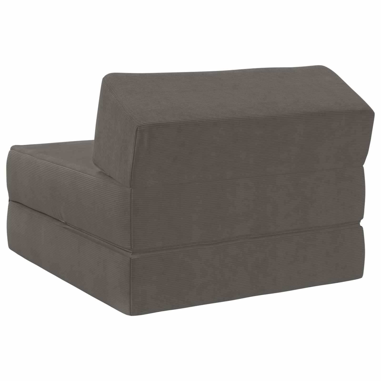 Klappsofa Bett Hellgrau 60 x 70 x 41 cm Stoff