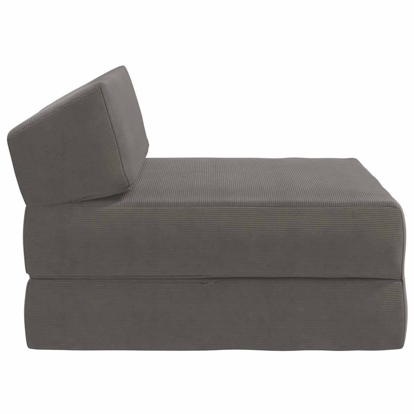Klappsofa Bett Hellgrau 60 x 70 x 41 cm Stoff