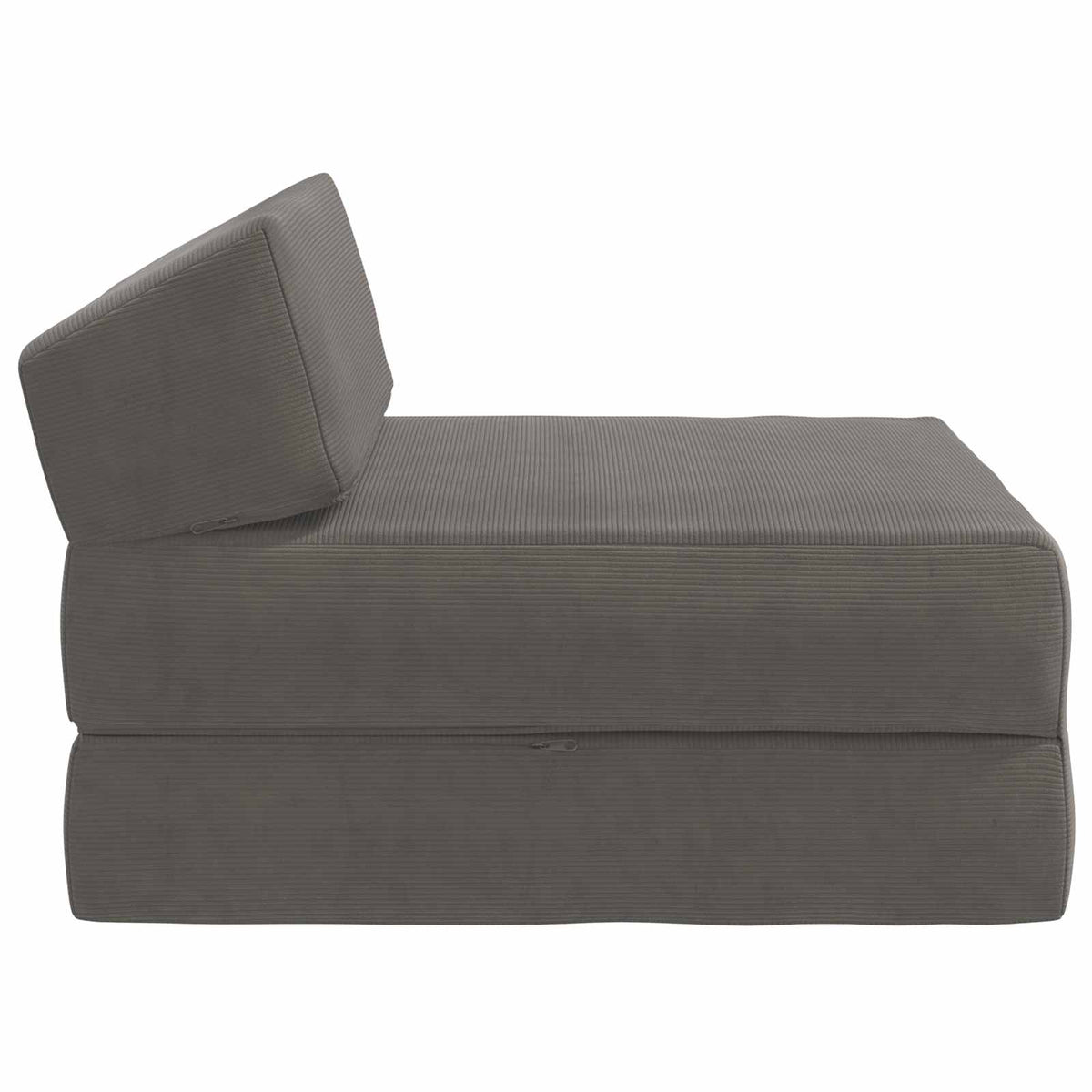 Klappsofa Bett Hellgrau 60 x 70 x 41 cm Stoff