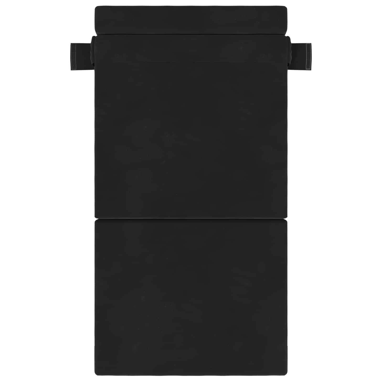 Klappsofa Bett Schwarz 70 x 72 x 60 cm Stoff