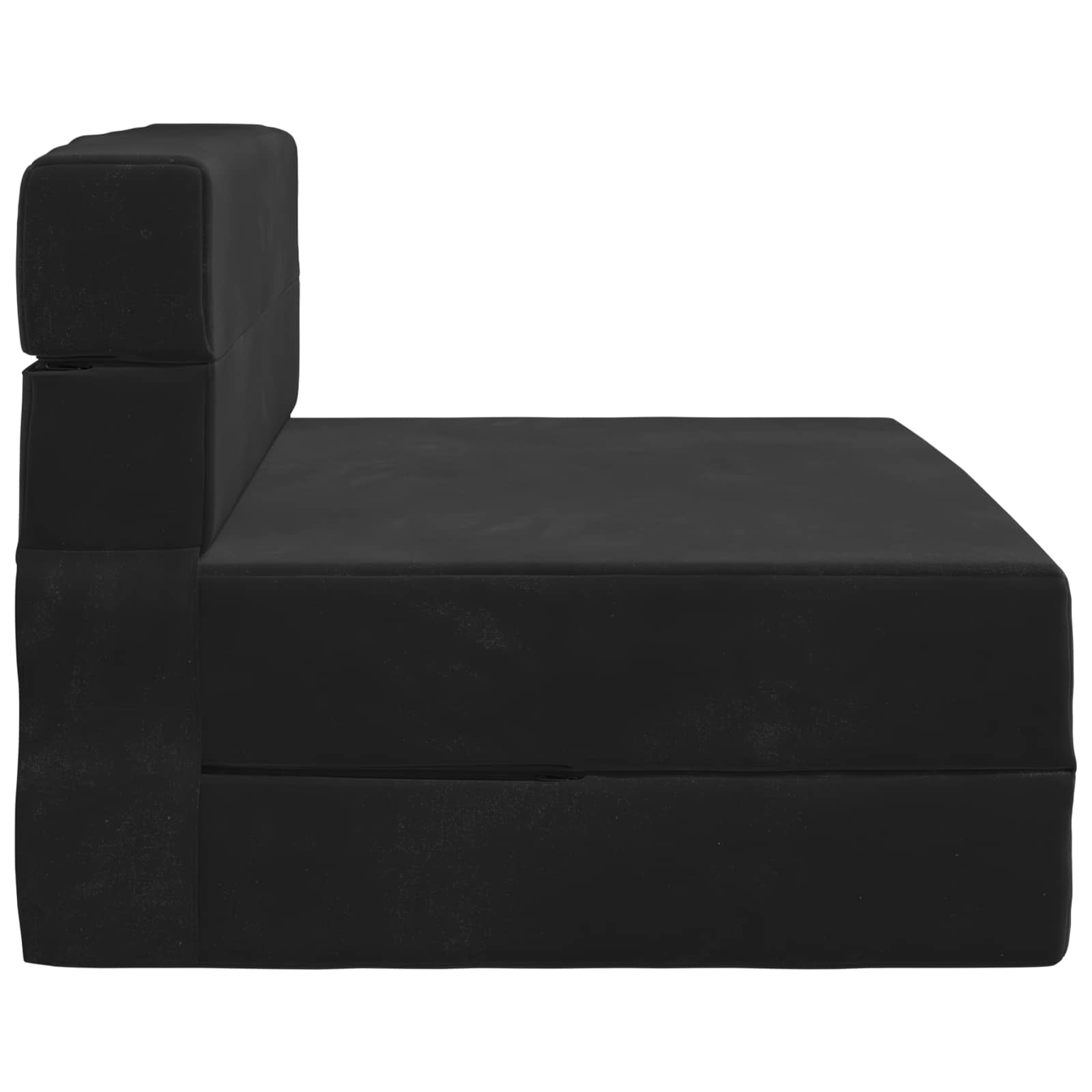 Klappsofa Bett Schwarz 70 x 72 x 60 cm Stoff