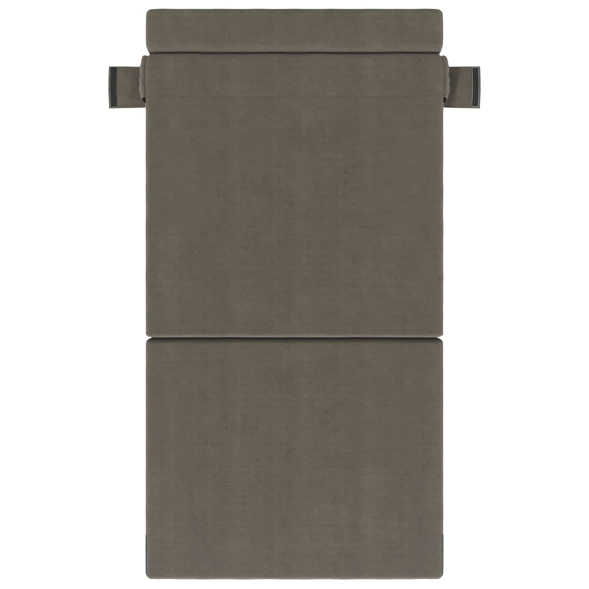 Klappsofa Bett Hellgrau 70 x 72 x 60 cm Stoff