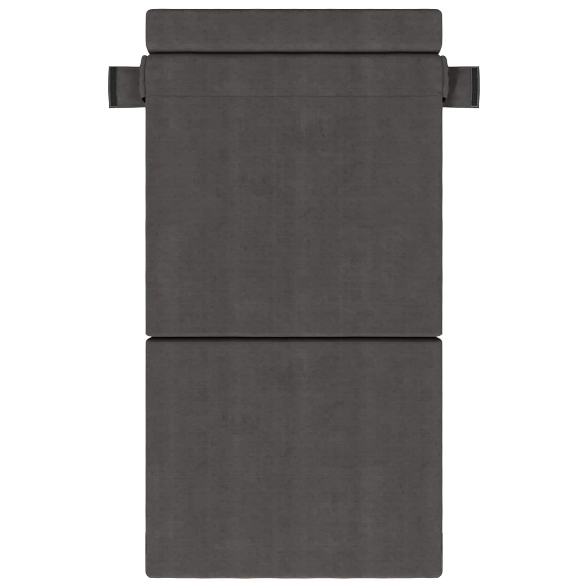 Klappsofa Bett Dunkelgrau 70 x 72 x 60 cm Stoff