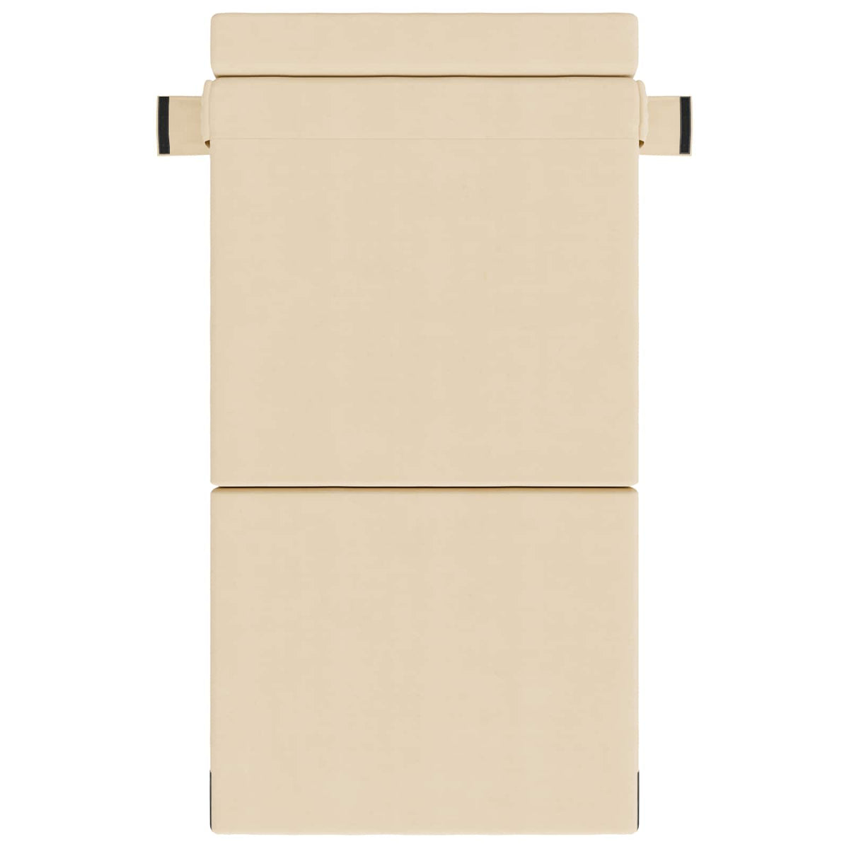 Klappsofa Bett Creme 70 x 72 x 60 cm Stoff