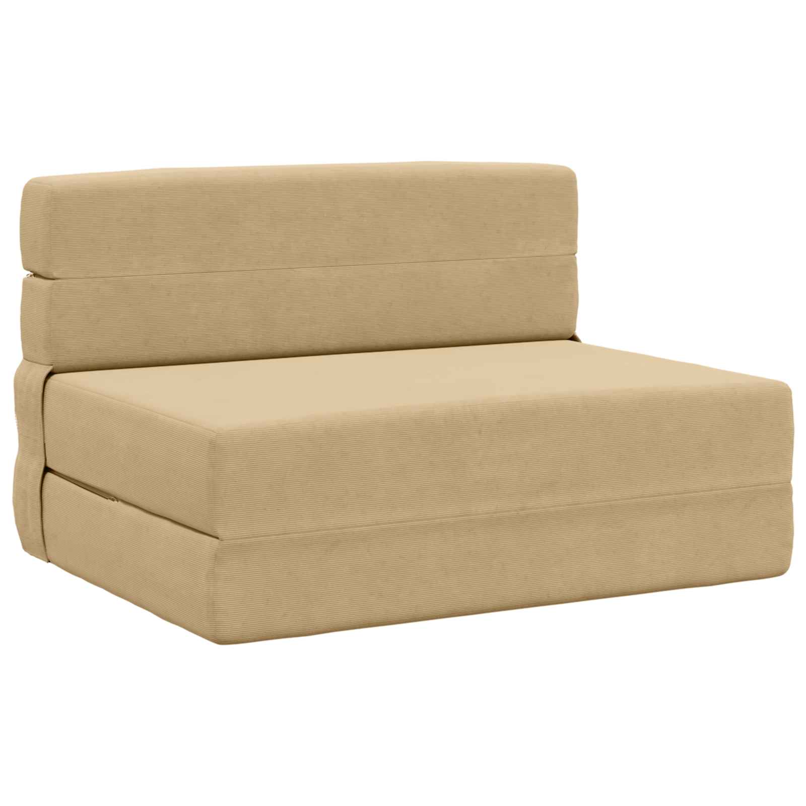Klappsofa Bett Grün Grau 70 x 72 x 60 cm Stoff