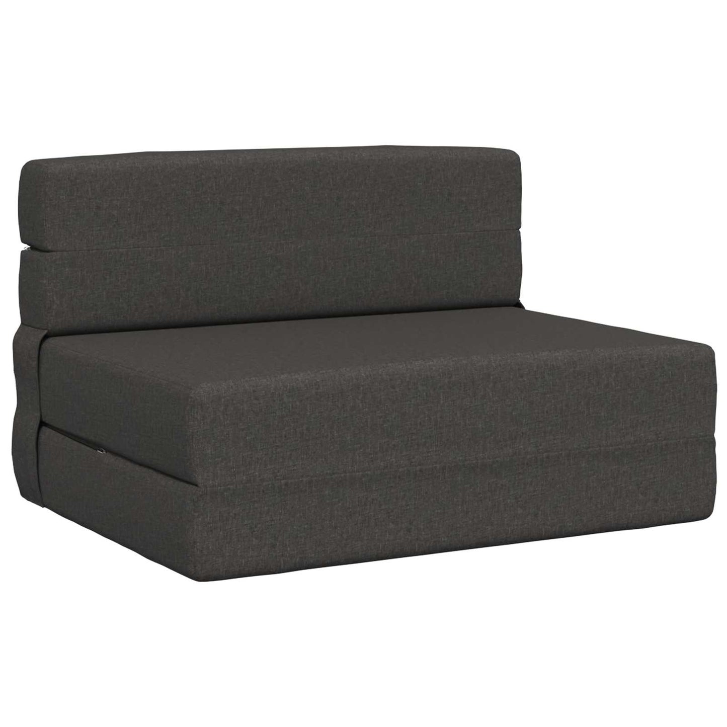 Klappsofa Bett Dunkelgrau 70 x 80 x 60 cm Stoff