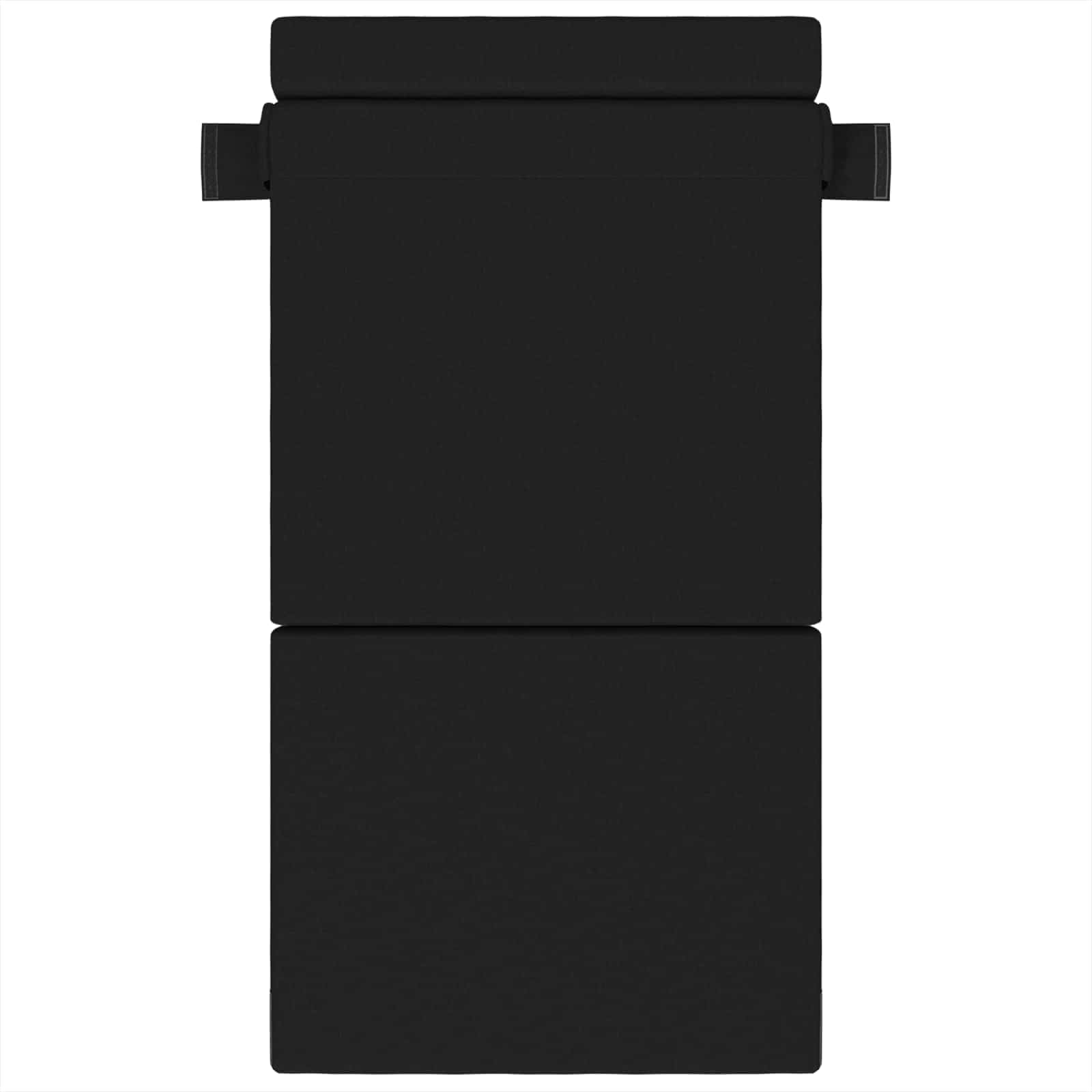 Klappsofa Bett Schwarz 70 x 80 x 60 cm Stoff