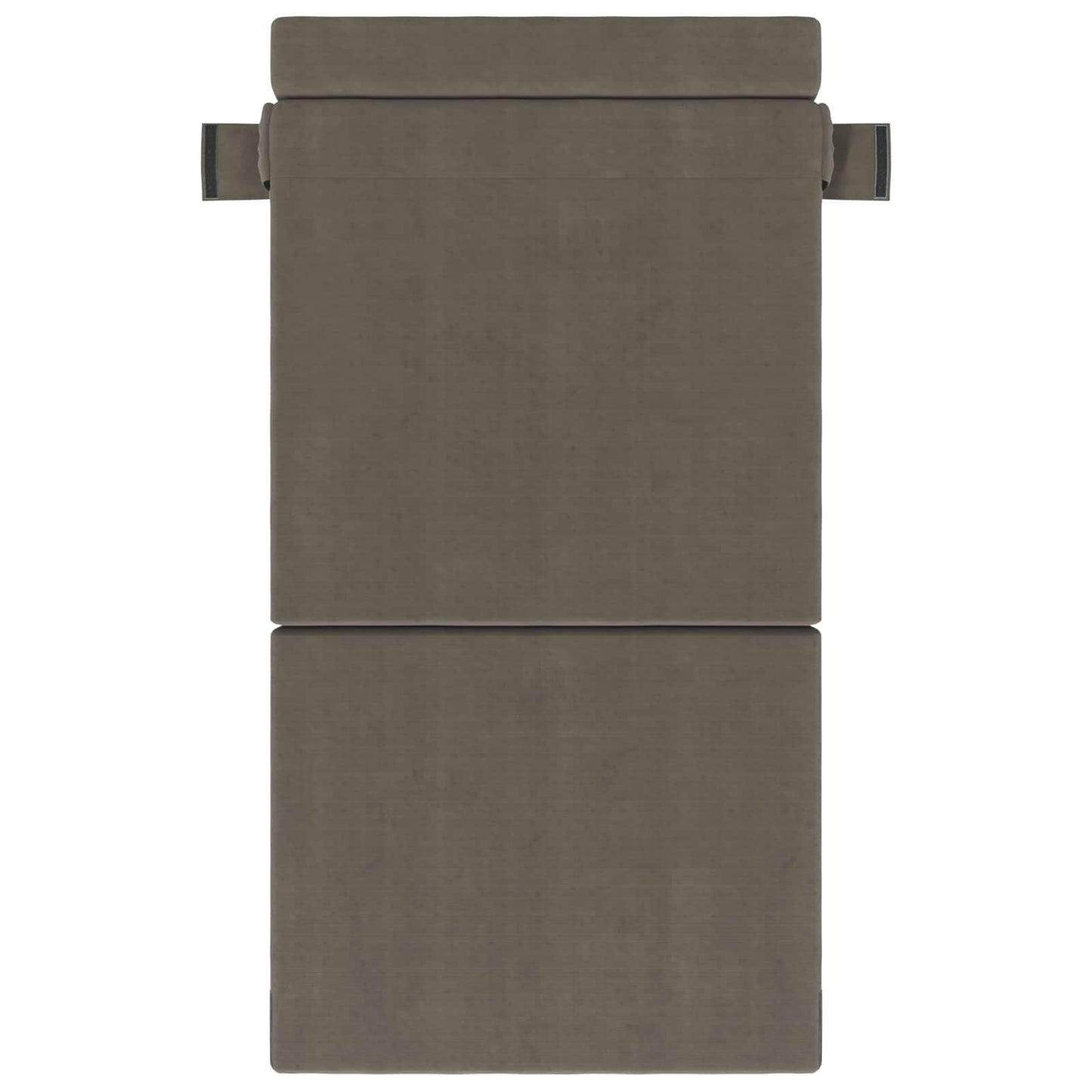 Klappsofa Bett Hellgrau 70 x 80 x 60 cm Stoff