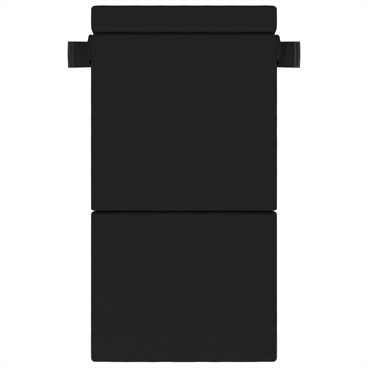 Klappsofa Bett Schwarz 100 x 80 x 60 cm Stoff
